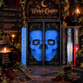 Dark Romance Skull Book Nook Gothic Bookend Decor: One of each