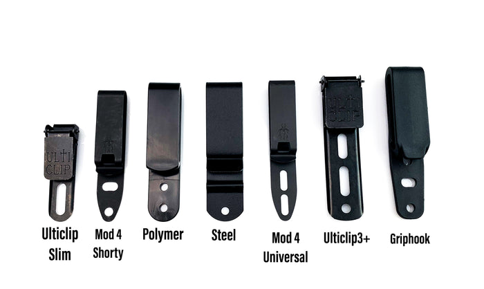 Protos-M Single Clip Ulticlip Slim 2.2" Upgrade - Black Arch Holsters