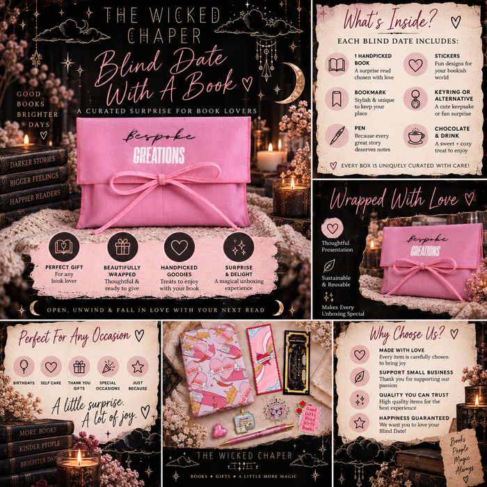 ✨ Deluxe Blind Date with a Book  – Surprise Book & Treats Bundle ✨