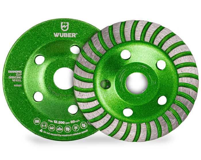 Diamentowa tarcza garnkowa turbo 80 m/s 125 mm WUBER