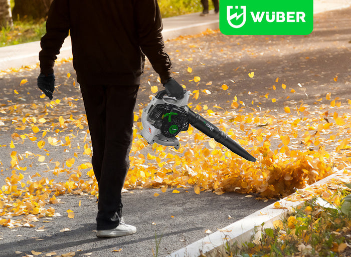 Dmuchawa spalinowa 1 KM z rozdrabniaczem plecakowa +olej WUBER