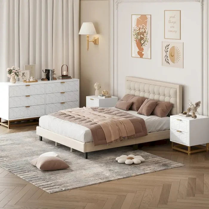 Dresser for Bedroom, 53.5" Large Drawer Dresser Storage Organizer