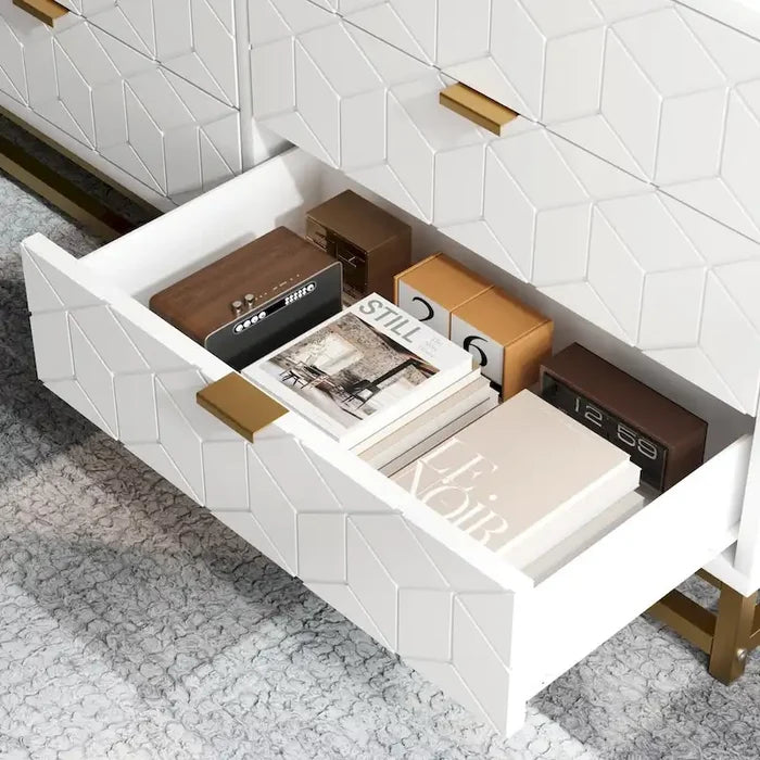 Dresser for Bedroom, 53.5" Large Drawer Dresser Storage Organizer
