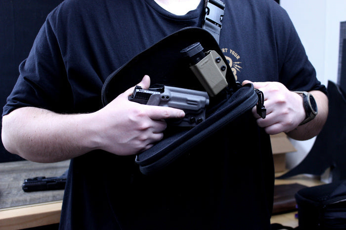 EDC Velcro Bag Holster for Sig Sauer P229 w/Rail