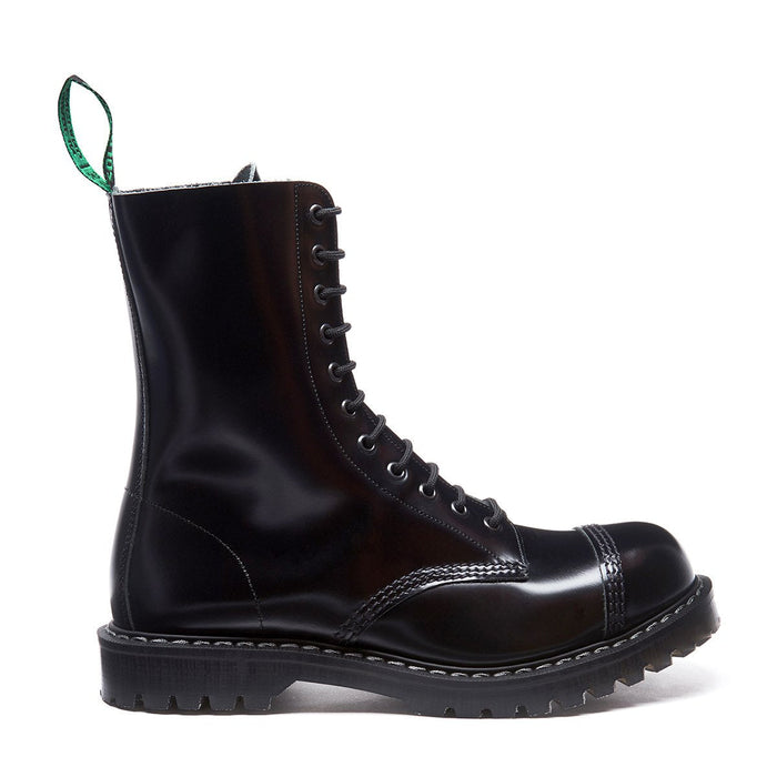 "Englander" Black 11 Eye Steel Toe Derby Boot