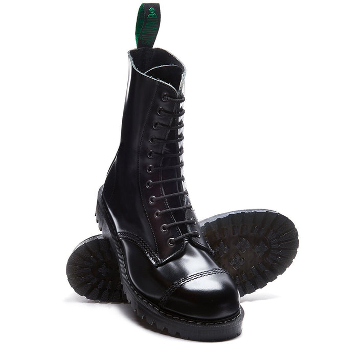 "Englander" Black 11 Eye Steel Toe Derby Boot
