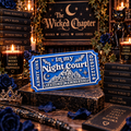 Fantasy Book Trope Ticket Decor: Dragon & Romantasy: Night court