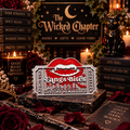 Fantasy Book Trope Ticket Decor: Dragon & Romantasy:Fangs bites