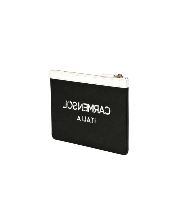 Firenze Black Canvas Pochette