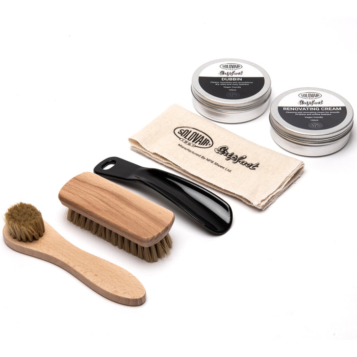 Gaucho Crazy Horse 8 Eye Derby Boot & Care Kit