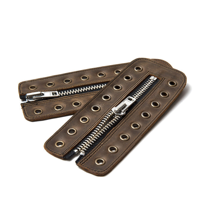Gaucho Crazy Horse 8 Eye Derby Boot & Zip Guard