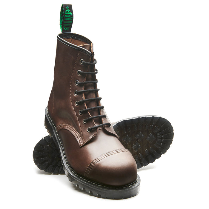 Gaucho Crazy Horse 8 Eye Steel Toe Derby Boot
