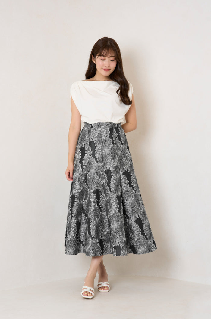 Gerbera Jacquard Skirt
