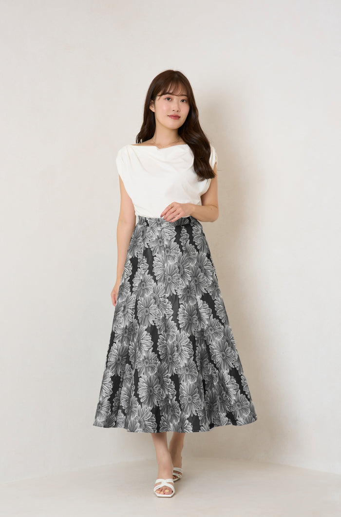 Gerbera Jacquard Skirt
