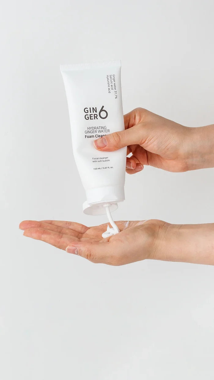 Ginger6 Hydrating ginger water foam cleanser 150ml