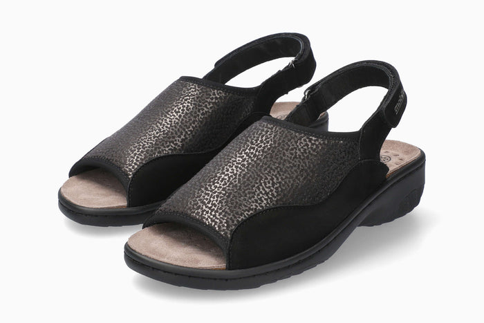 Mobils Gisella Black Women's Sandal