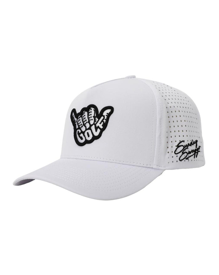 Golf Shaka Hat - White