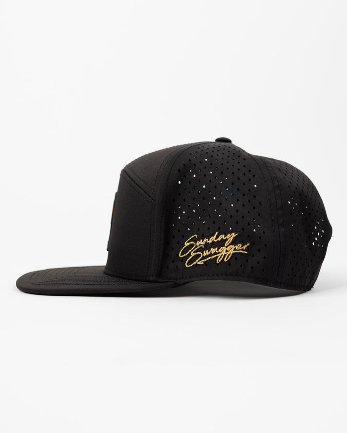 Guinness® Flat Bill Hat – Drafted – Black