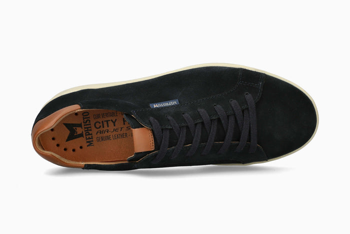 Mephisto Men's Sneaker Hasko Blue Top