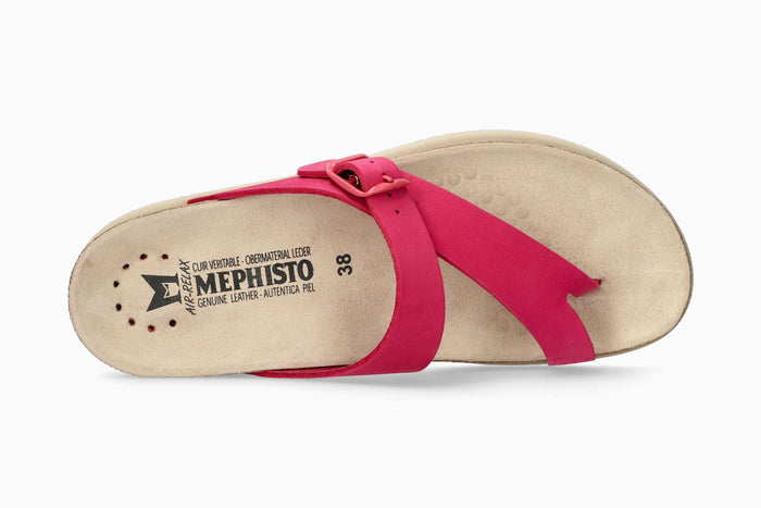 Mephisto Women's Sandal Helen Brights Fuchsia Pink Top