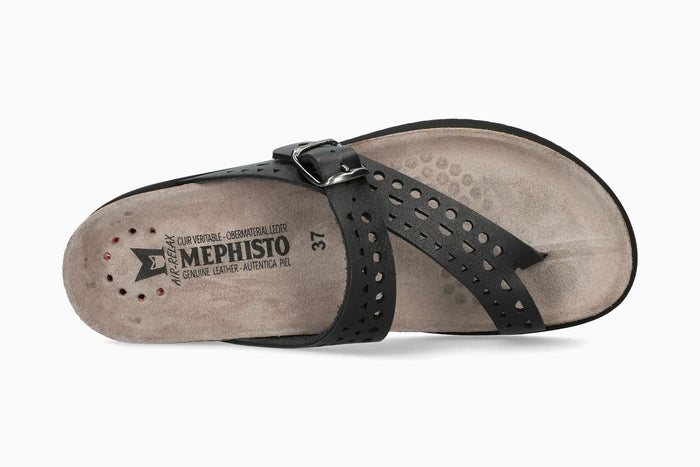 Mephisto Women's Sandal Helena Perf Black Top
