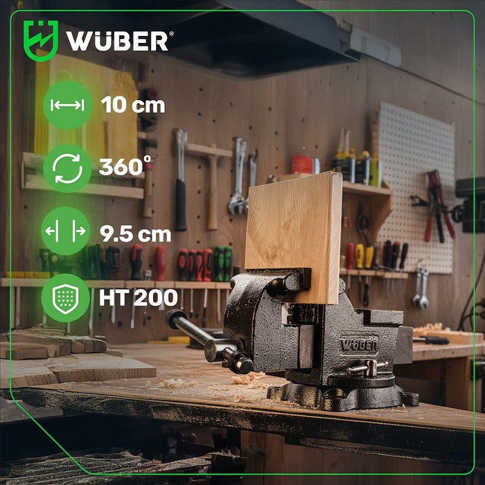 Imadło ślusarskie 4" 100 mm WUBER