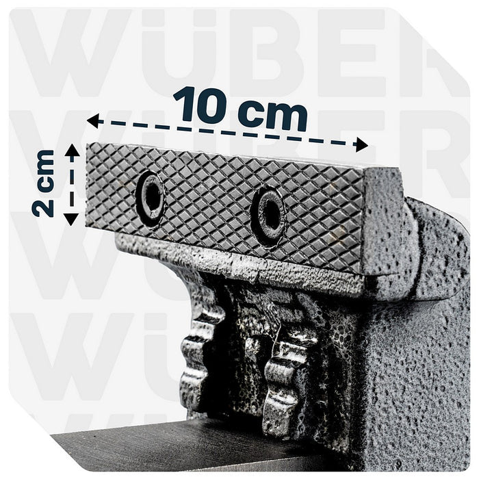 Imadło ślusarskie 4" 100 mm WUBER