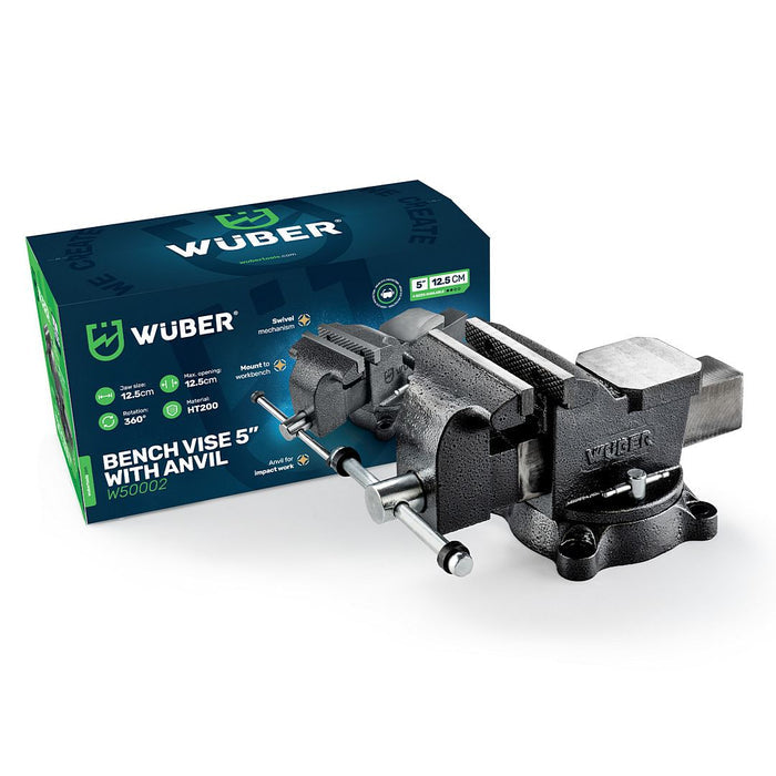 Imadło ślusarskie 5" 125 mm WUBER