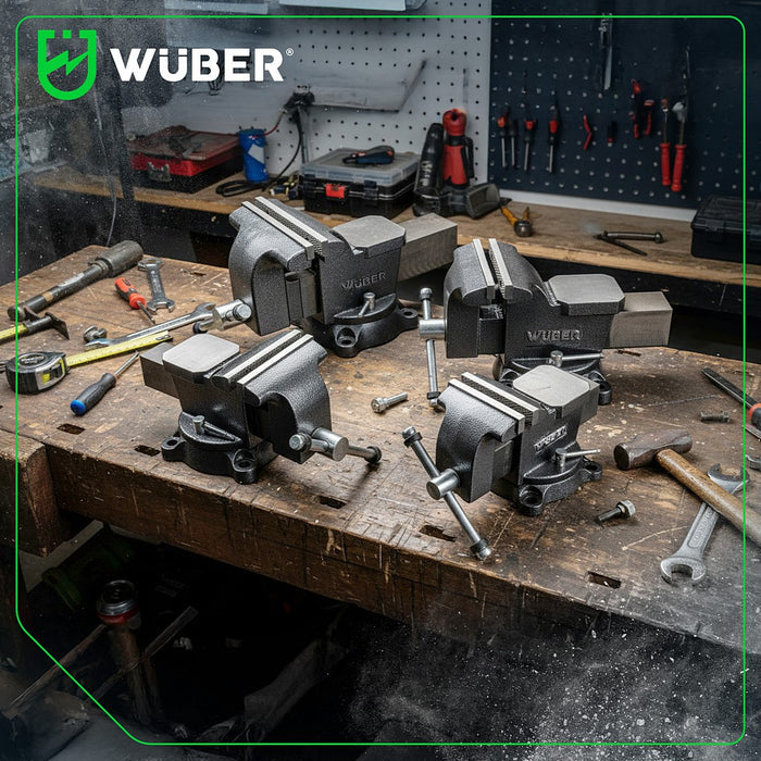 Imadło ślusarskie 8" 200 mm WUBER