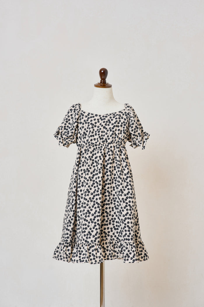 【Kids】Baby Cherry Pattern One-Piece