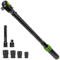 Klucz dynamometryczny 1/2"-3/8" 40-220 Nm nasadki +walizka WUBER