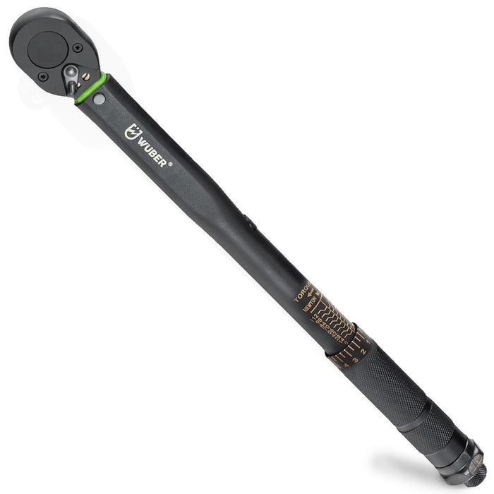 Klucz dynamometryczny 7-112 Nm z blokadą 3/8" +walizka WUBER