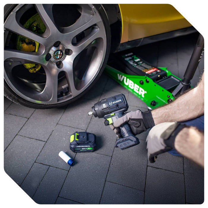 Klucz udarowy akumulatorowy bezszczotkowy 600 Nm 20 V Share+ System SOLO WUBER