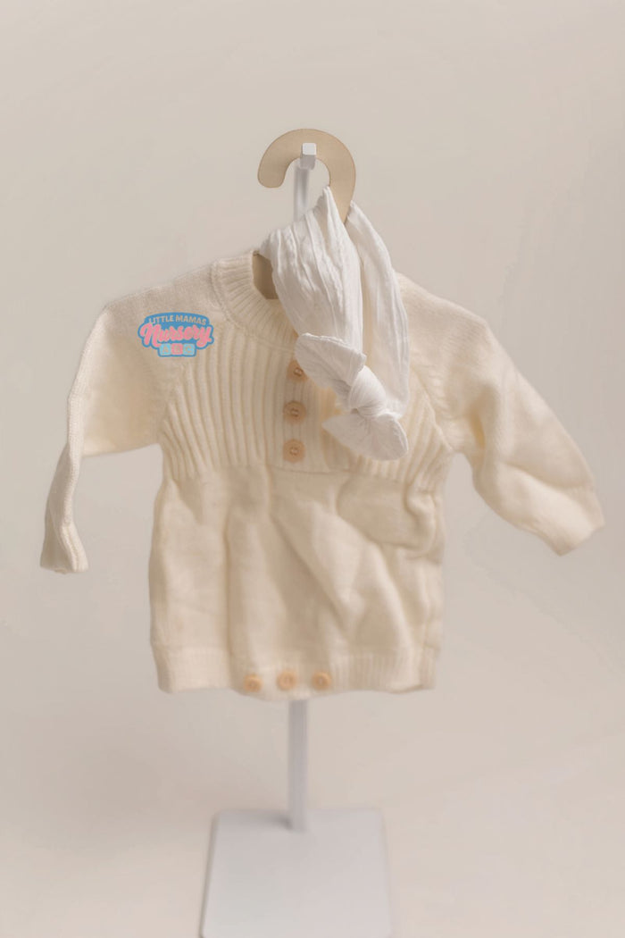 Knit Jumper with Hairbow — Little Mamas Nursery