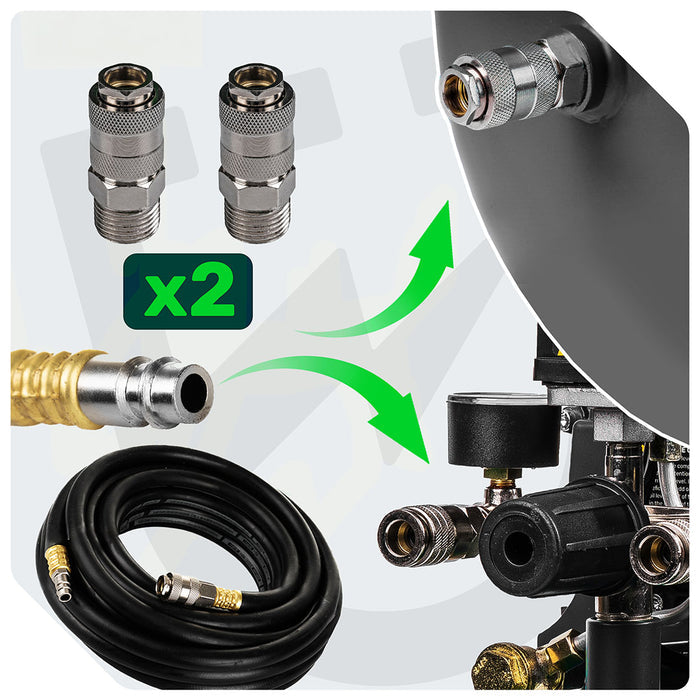 Kompresor olejowy 24 l 1100 W WUBER