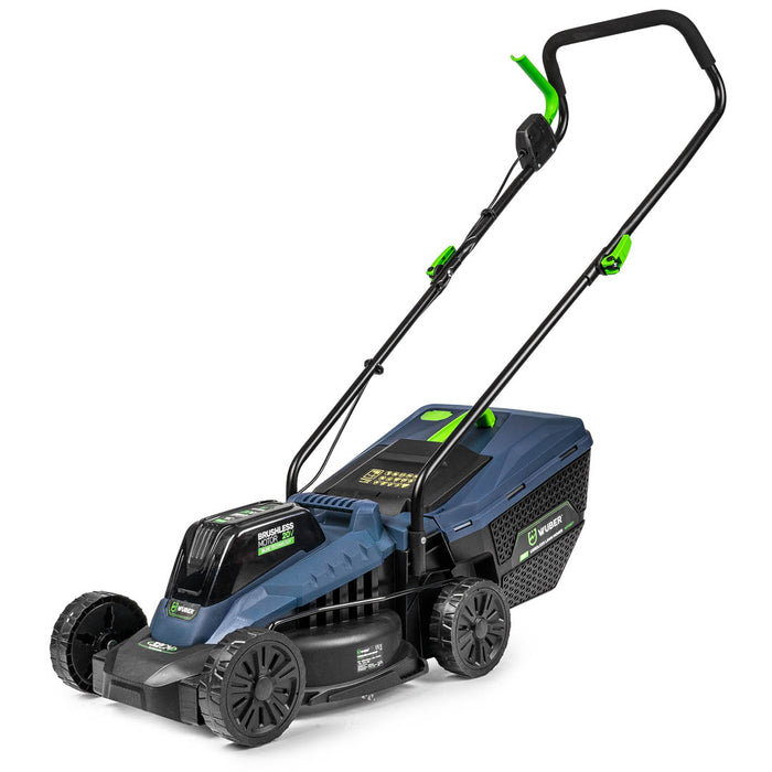 Akumulatorowa kosiarka bezszczotkowa WUBER 32 cm 20 V z ergonomiczną rączką