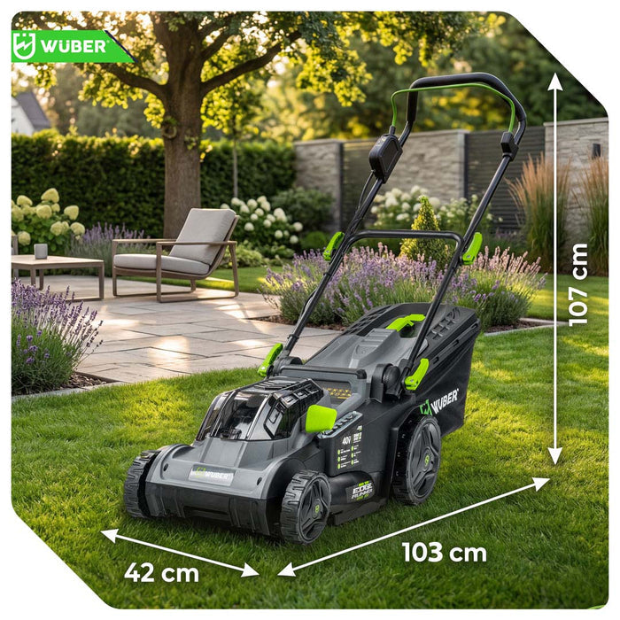 Kosiarka akumulatorowa bezszczotkowa 38 cm 40 V +akumulator Share+ System WUBER