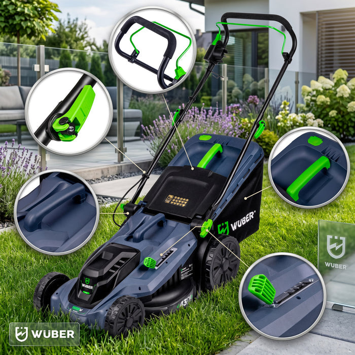 Kosiarka elektryczna 43 cm 1800 W WUBER