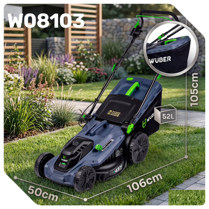 Kosiarka elektryczna 43 cm 1800 W WUBER