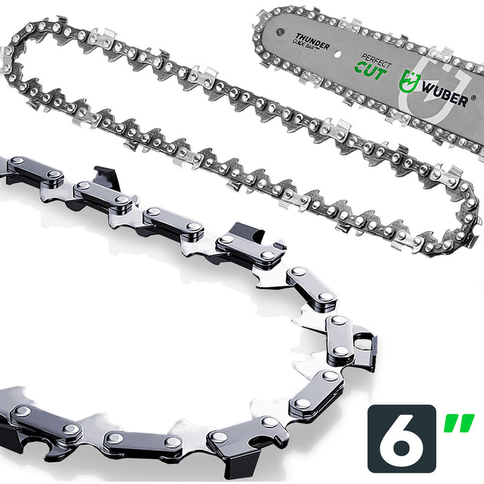 Łańcuch do minipilarki 6" ze skokiem 1/4" WUBER
