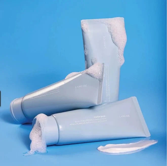 Laneige Water Bank Bleu Hyaluronic cleansing foam - Cosmétiques coréens Skincare Coréens