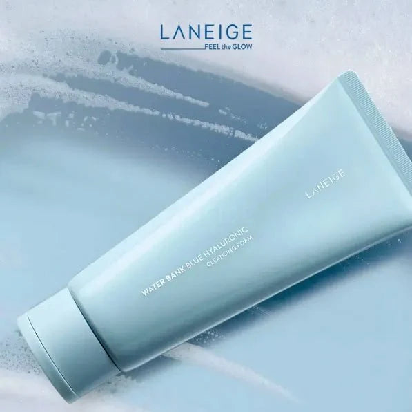 Laneige Water Bank Bleu Hyaluronic cleansing foam - Cosmétiques coréens Skincare Coréens