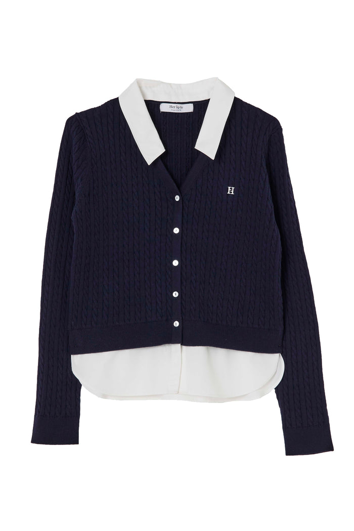 navy / F