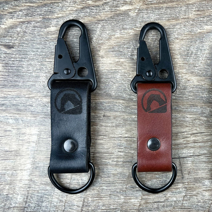 Leather Key Chain - Black Arch Holsters