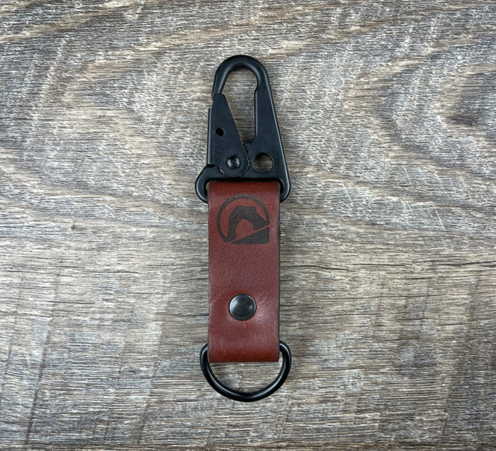 Leather Key Chain - Black Arch Holsters