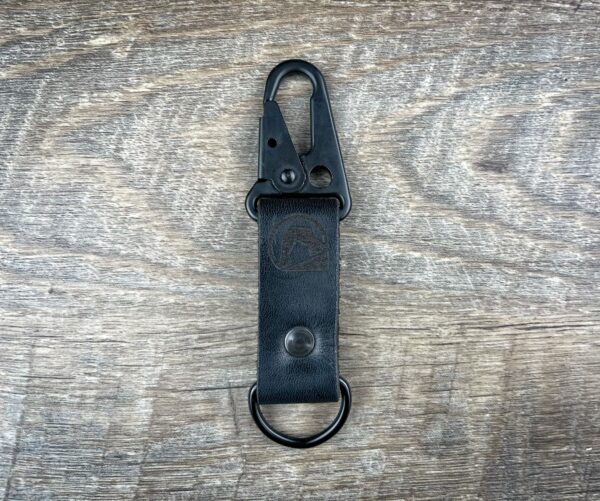 Leather Key Chain - Black Arch Holsters