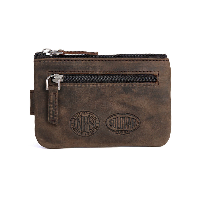 Leather Key & Coin Wallet