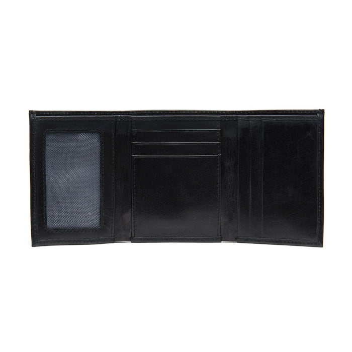 Leather Tri Fold Wallet