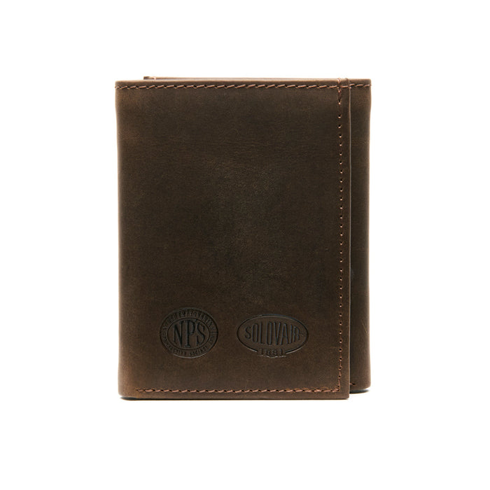 Leather Tri Fold Wallet