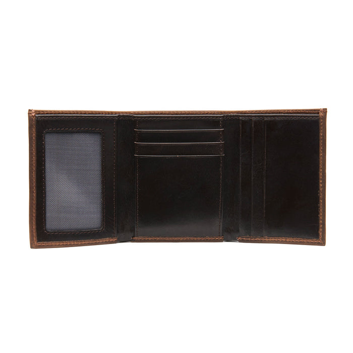Leather Tri Fold Wallet